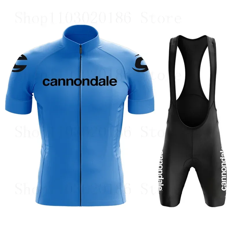 Cannondale Summer Bike Jersey Men Mtb Short Sleeve Cycling Set Bike Shorts Set MTB Ropa Ciclismo Bicycle Shirts Maillot Clothing