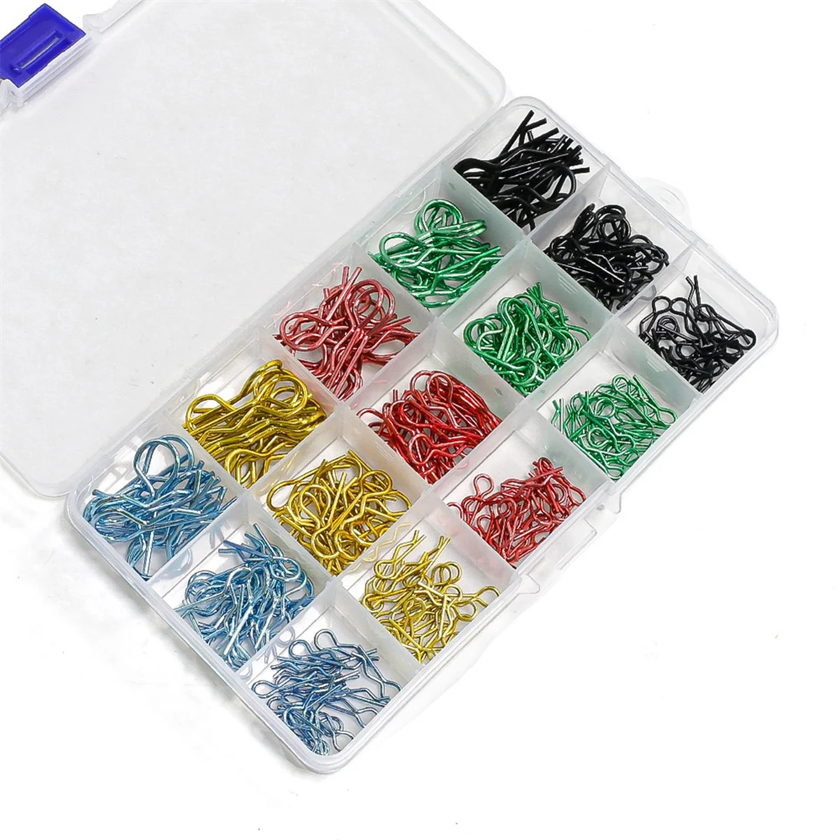 260PCS 1/8 1/10 1/16 RC Car Body Shell R Clips Bodyshell Pin Metal Body Shell Clip Pin Truck Toy Accessories