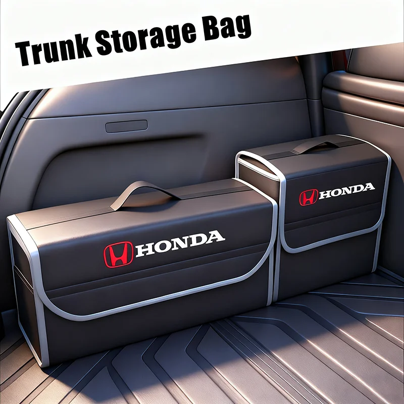 Caja organizadora de maletero de coche Honda, bolsa de almacenamiento plegable de gran capacidad para Honda Accord Civic FIT Insight CRV Jazz HRV CRZ City Vezel