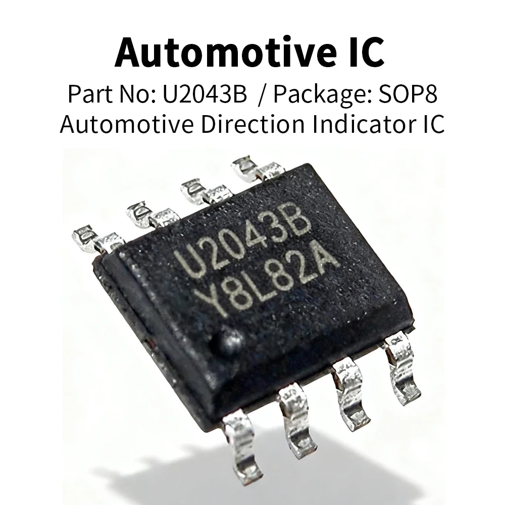 U2043B Automotive Direction Indicator ASIC IC Integrated Circuit SOP8 for Vehicle Applications