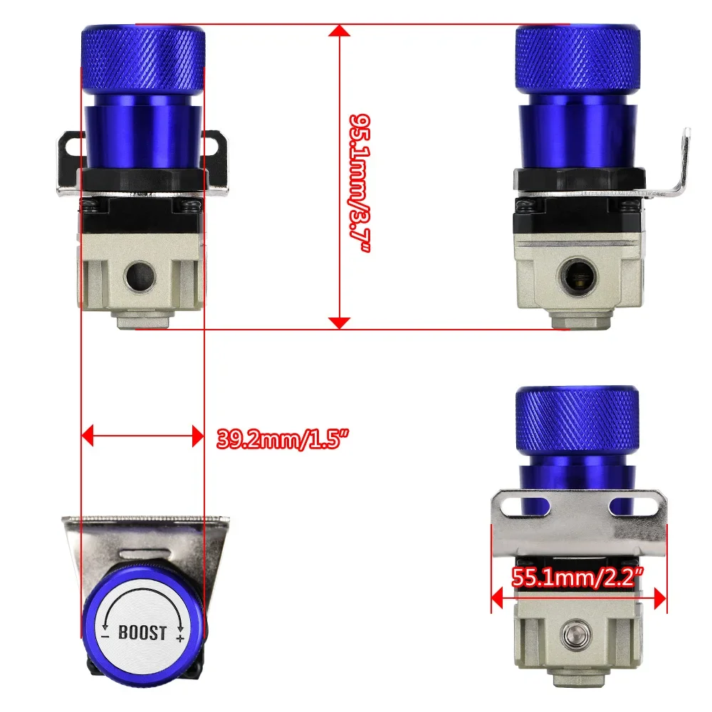 BAOLUN  Universal 1-150 PSI T2  Manual Gauge Turbo Boost Controller  JDM For SR20DET SR