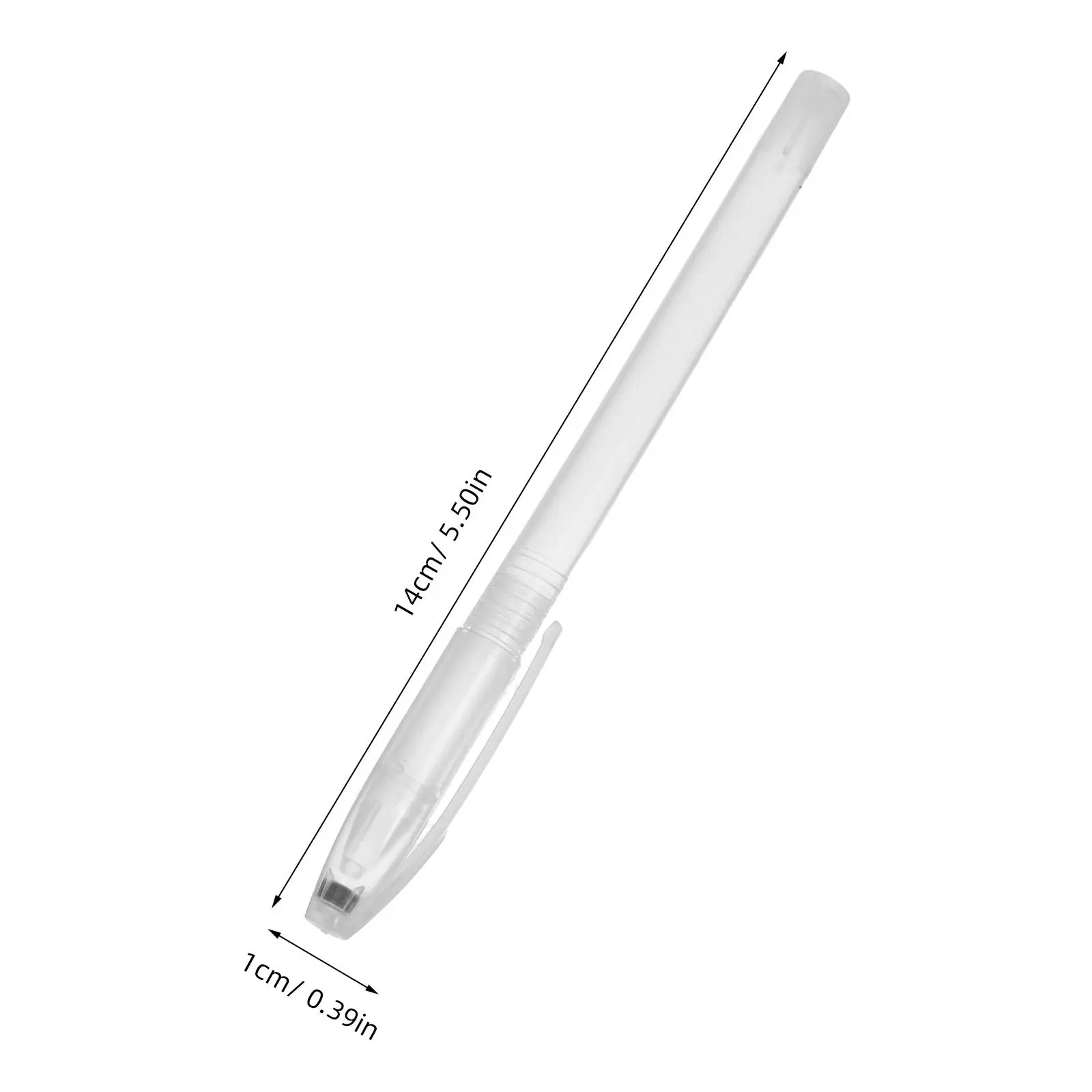 100pcs Empty Transparent Cases Assembled Holders Transparent Pen Shells Plastic Pen Storage For School Office Use