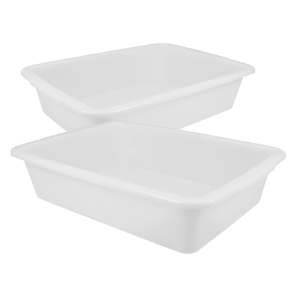 

2 Pcs Lab Trays for Science Spill Laboratory Instrument Chemical Experiment Plate Equipment Teaching Supplies