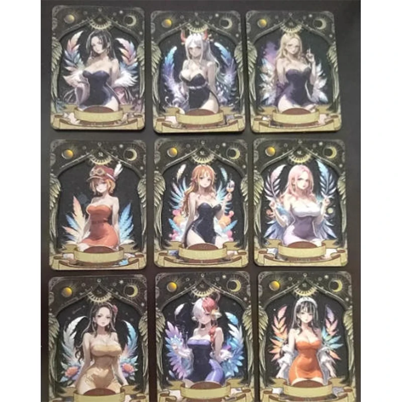 Anime japonés de una pieza Kozuki Hiyori zanahoria Yamato Nico Robin tarjetas coleccionables regalo de cumpleaños de Navidad juguete para niños