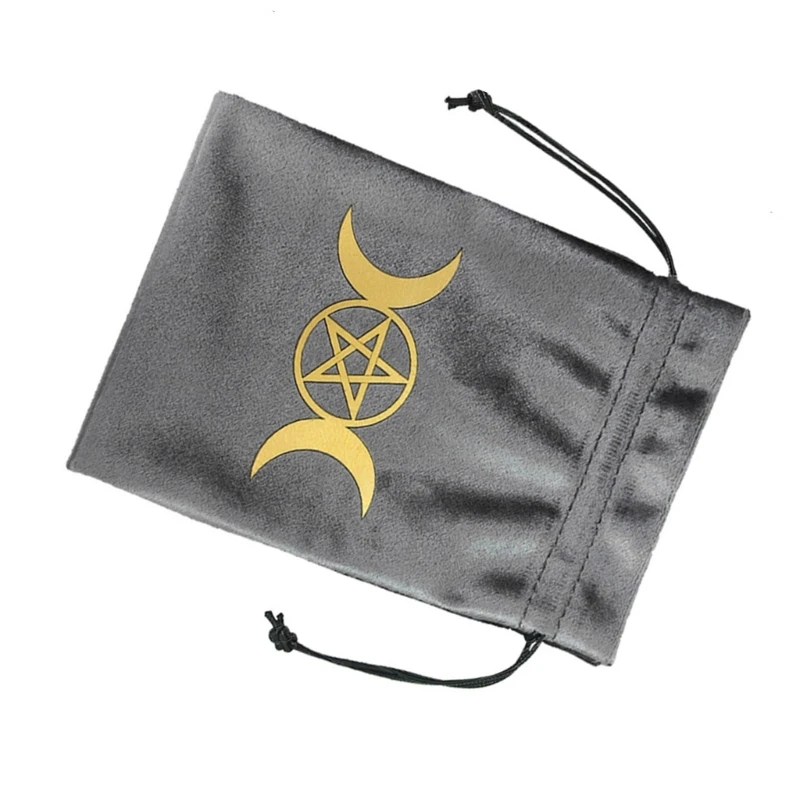 2025 New Flannel Tarot Bag Dices Drawstrings Bag Jewelry Pouches Organizers Hand Gift Bag for Storing Board Game Card