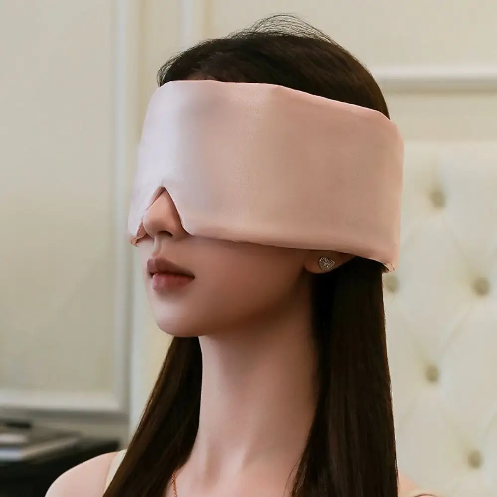Fashion Stretchy Sleeping Eye Mask Adjustable Soft Blocking Light Eyemask Breathable Comfortable Eye Shade Cover Home Sleep