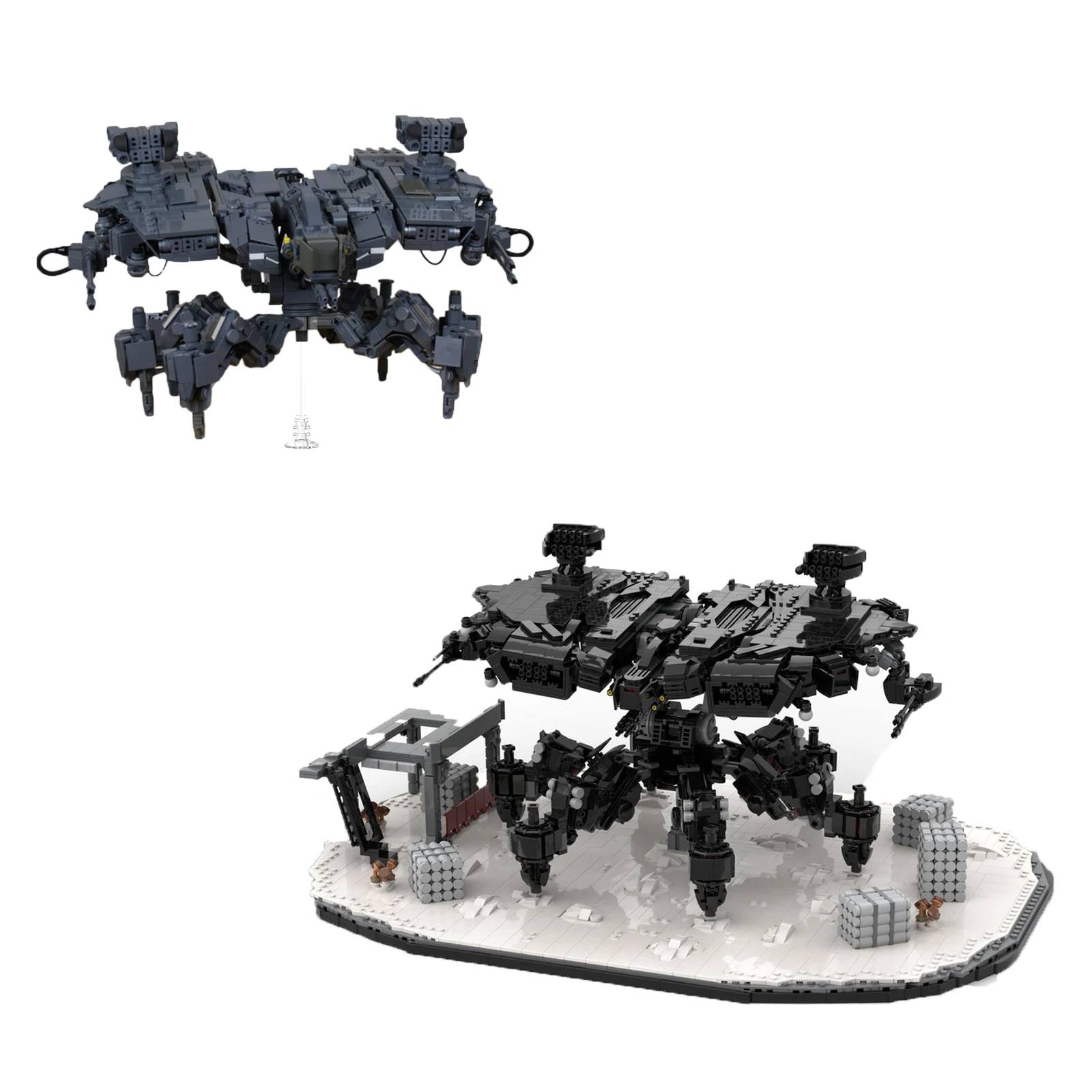 

MOC Horizoned Deathbringer Building Block Set Game Mecha Robot Monster Model Toys Birthday Gifts for Fans and Adults
