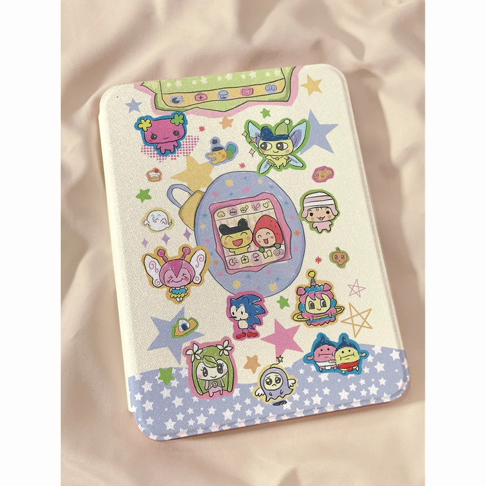 

Retro Cute Cartoon Case For iPad Air 11 Case 10th 11th A16 9th Cover iPad Pro 11 4 5 10.9in 12.9 M2 M3 M4 Mini 7 Pencil Holder
