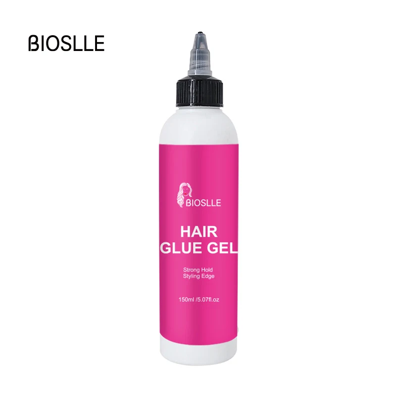 

BIOSLLE 150ML 5.07oz Super Hold Melted Faster Clear Baby African Hair Liquid Lace Glue Gel