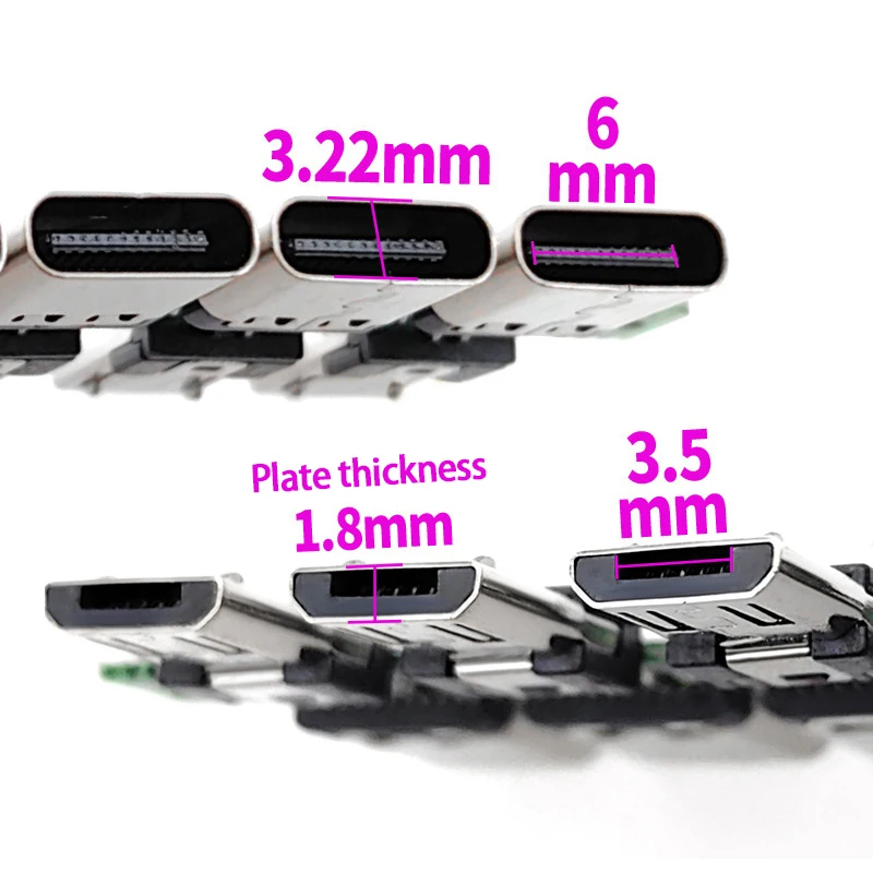 USB C타입 암-마이크로 USB 수 어댑터 커넥터, C타입 마이크로 USB 충전기 어댑터