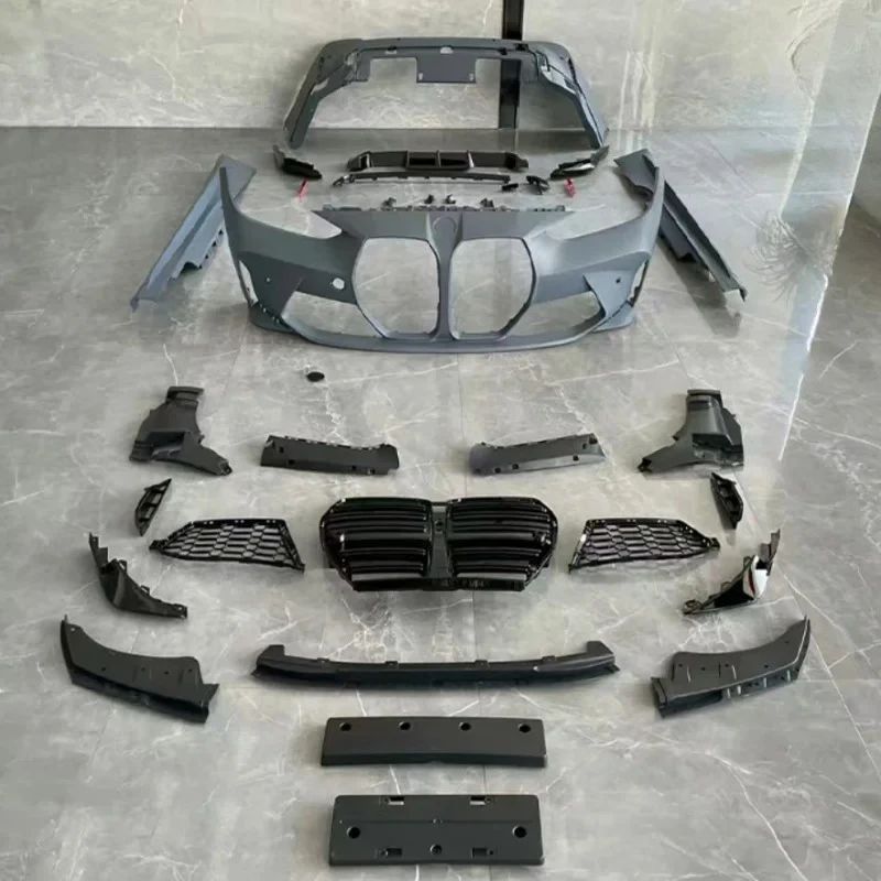 For High Quality Old To New G22 Upgrade To G82 M4 Front Rear Bumper Car Upgrade Facelift Whole Bodykit Body Kit