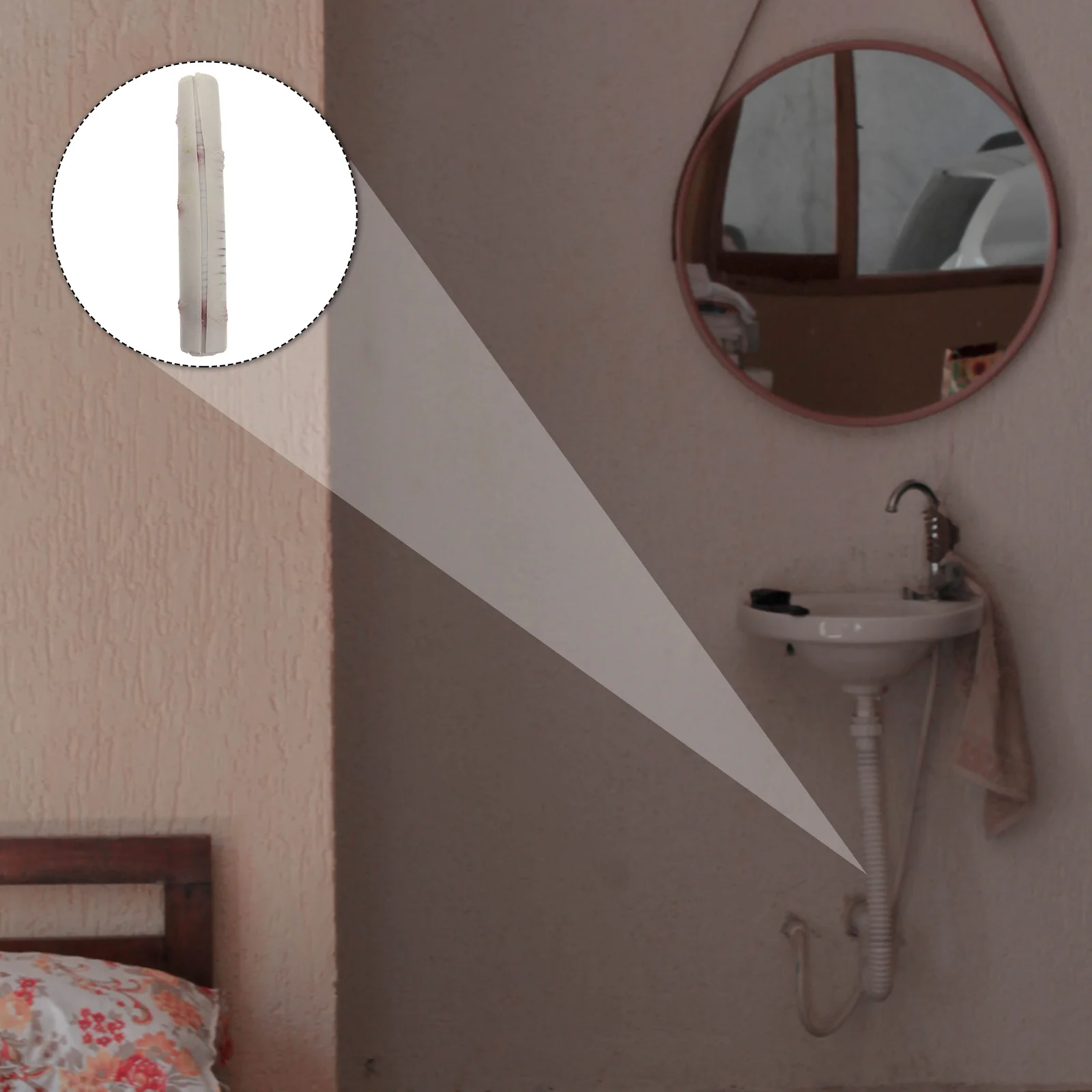 

5Pcs Sewer Pipe Decorative Bark Artificial Bark Decor Landscape Ornament Garden Home Decoration DIY Decor Green Plant Prop