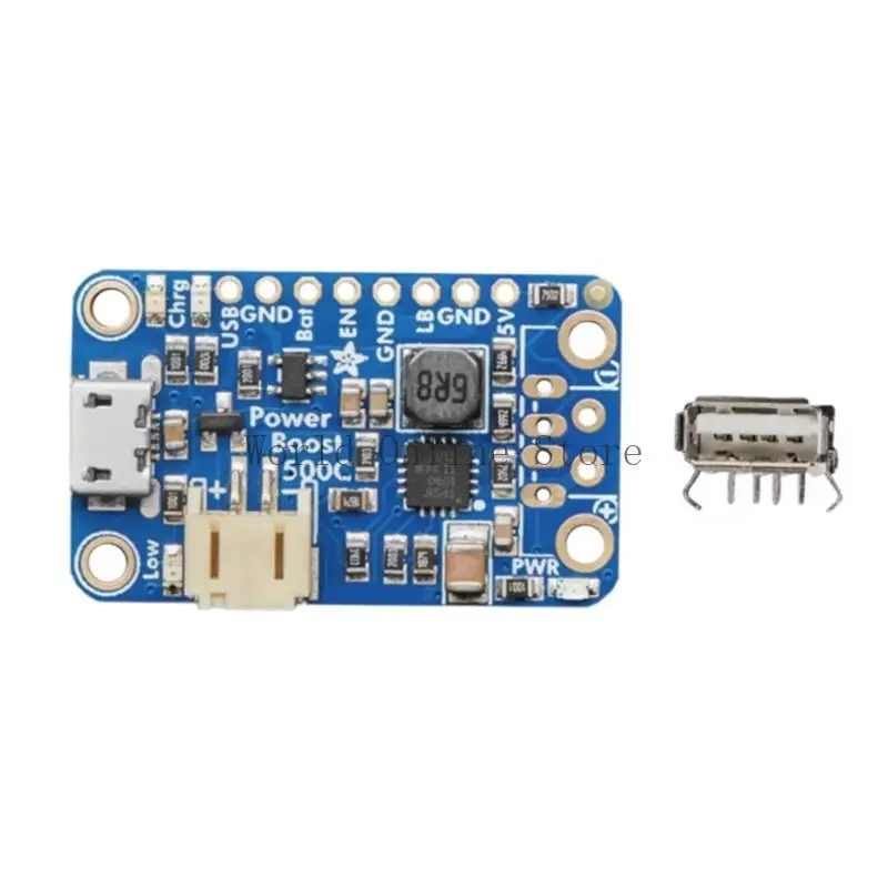 

PowerBoost 500 Rechargeable 5V USB @ 500mA+ for Devices Use 87HC