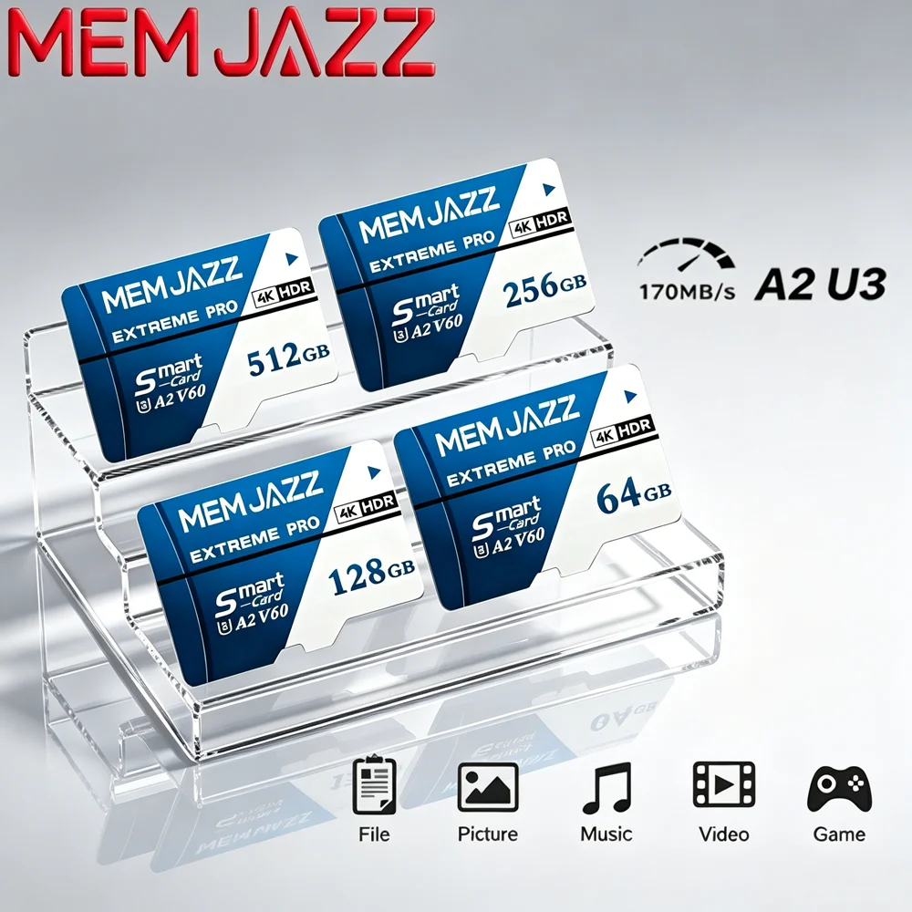 Micro TF SD 64GB 128GB 256GB 512GB SD Card Memory Card High Endurance U3 V30 A2 Class 10 Hot Sale For Car Dash Cam Front Rear