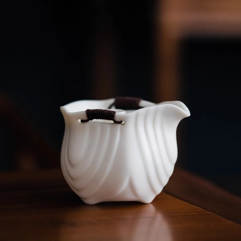 

Белый фарфоровый шестиугольный чайник, керамический чайный сервиз кунг-фу, чайник, бытовой японский фильтр, небольшой чайник для заваривания