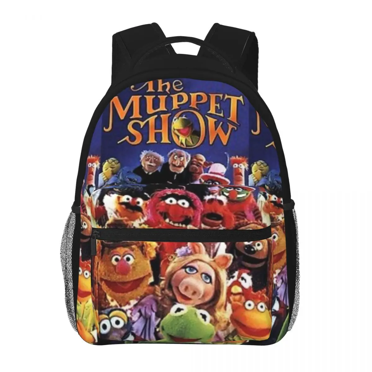 The M-Muppets Show Vintage Cast Retro TV Backpack New Fashion Wodoodporny plecak szkolny o dużej pojemności dla dziewcząt i chłopców 16 cali