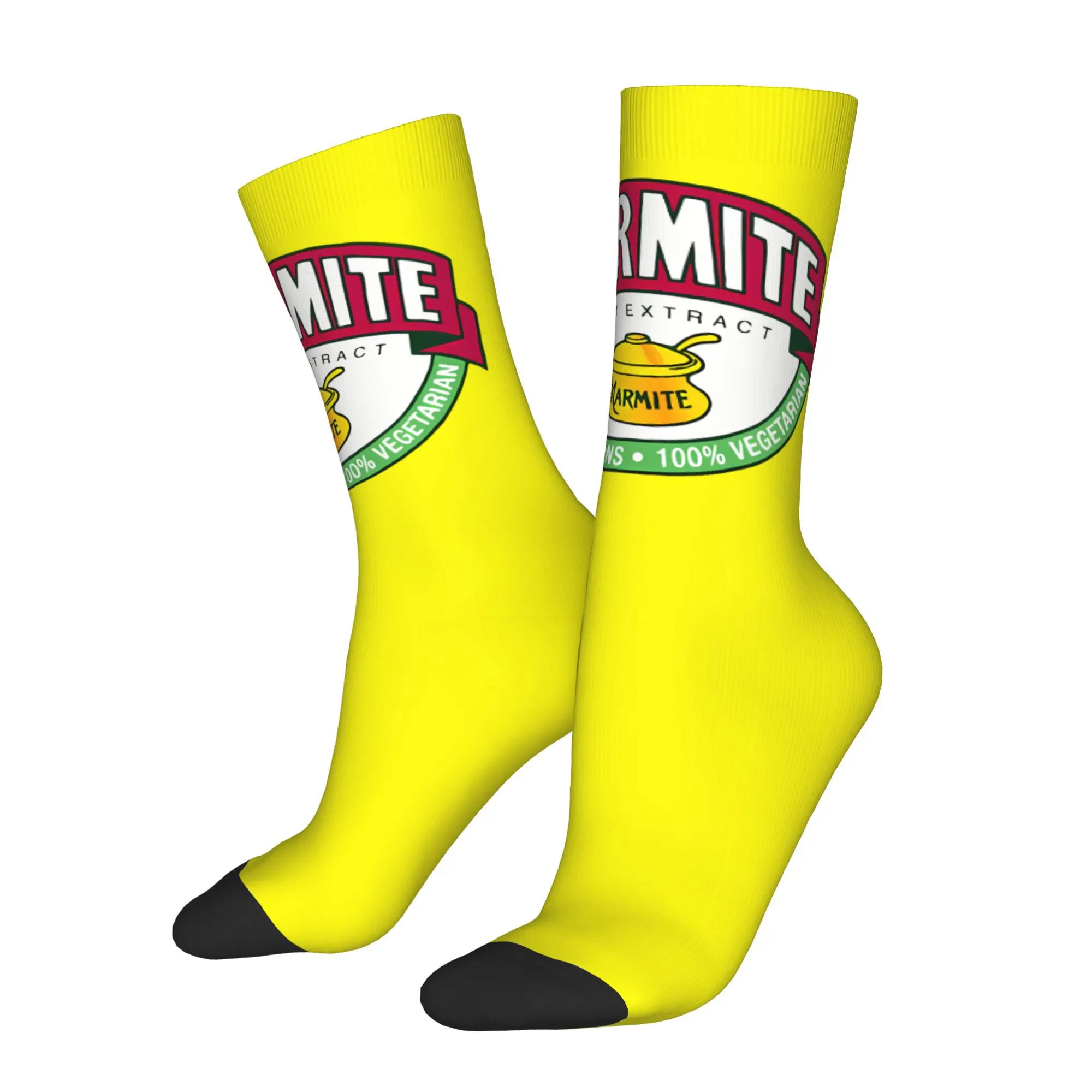 

Canned Sauce Marmite Sock Printed Man Polyester Fashion