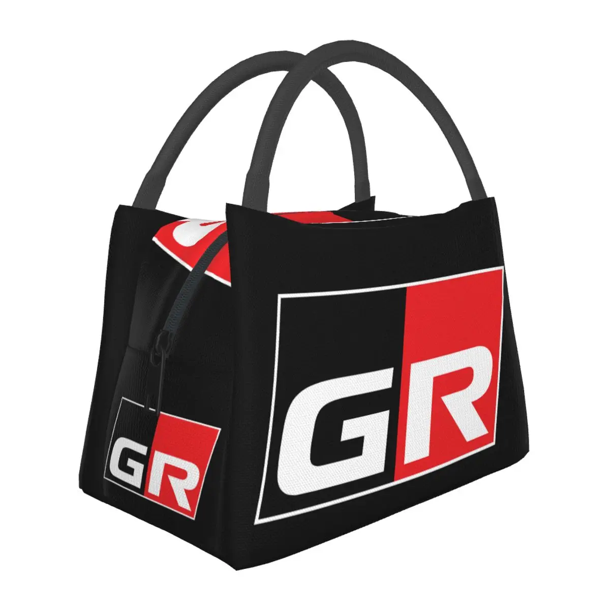 GR Logo Gazoo Racing GR Sport Lunch Bags Insulated Bento Box Leakproof Lunch Tote Picnic Bags for Woman Children Travel