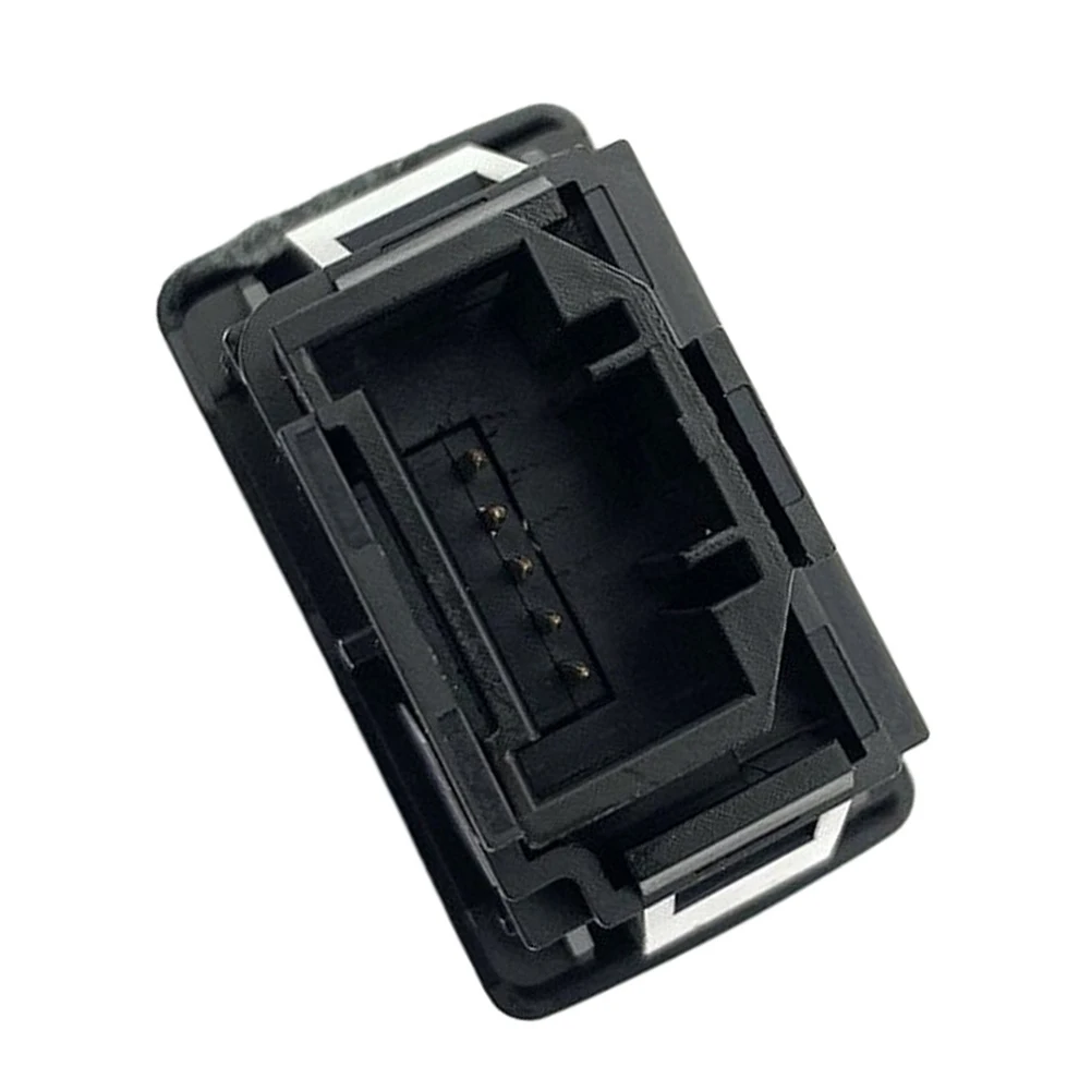 Black Parking Sensor Switch Auto Parking Switch ABS Material Construction High Reliability Design Wear Resistant Build