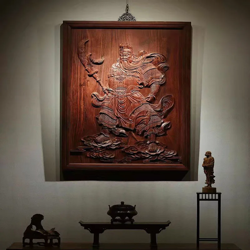 Chinese mahogany hanging screen, public relations hanging screen, decorative zen wall hanging