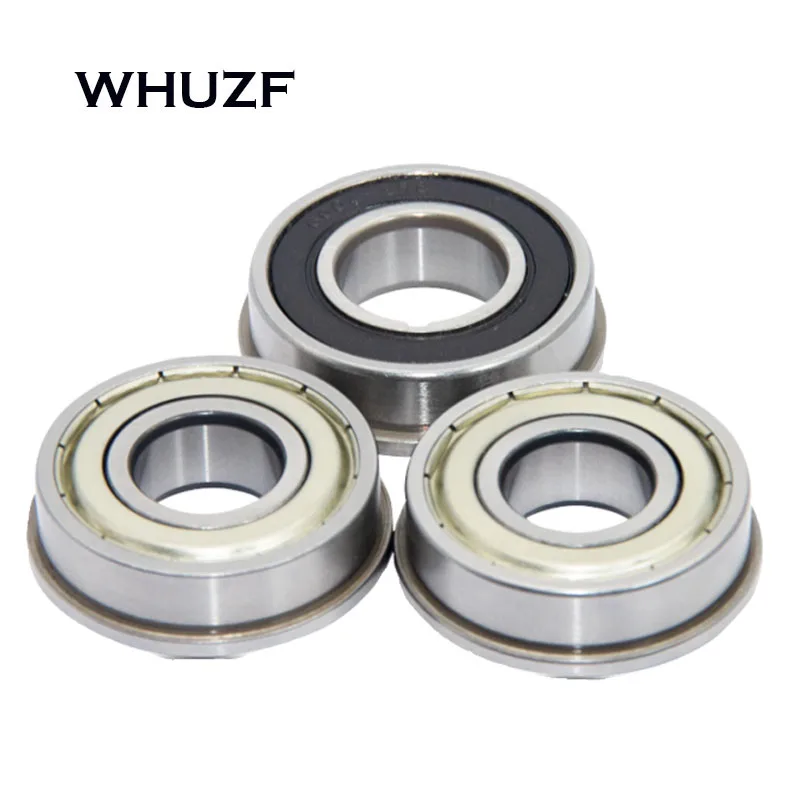 10 قطعة SF687ZZ 7x14x5 مللي متر ABEC-7 مصغرة شفة محامل رقيقة الفولاذ المقاوم للصدأ تحمل أجزاء طابعة ثلاثية الأبعاد SF687Z محامل ذات حواف