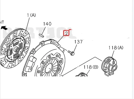 LHQ3PSN265 Clutch Kit For JMC Light Truck Kaiyun 265 & Shunda