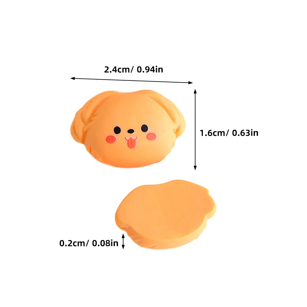 14 Uds. De dijes de dibujos animados de resina DIY, funda de teléfono con parte posterior plana para perro y gato, Clip para el pelo, accesorios decorativos artesanales, dijes de dibujos animados