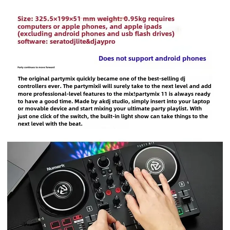 Numark Party Mix Android: The Ultimate Portable DJ Controller for
