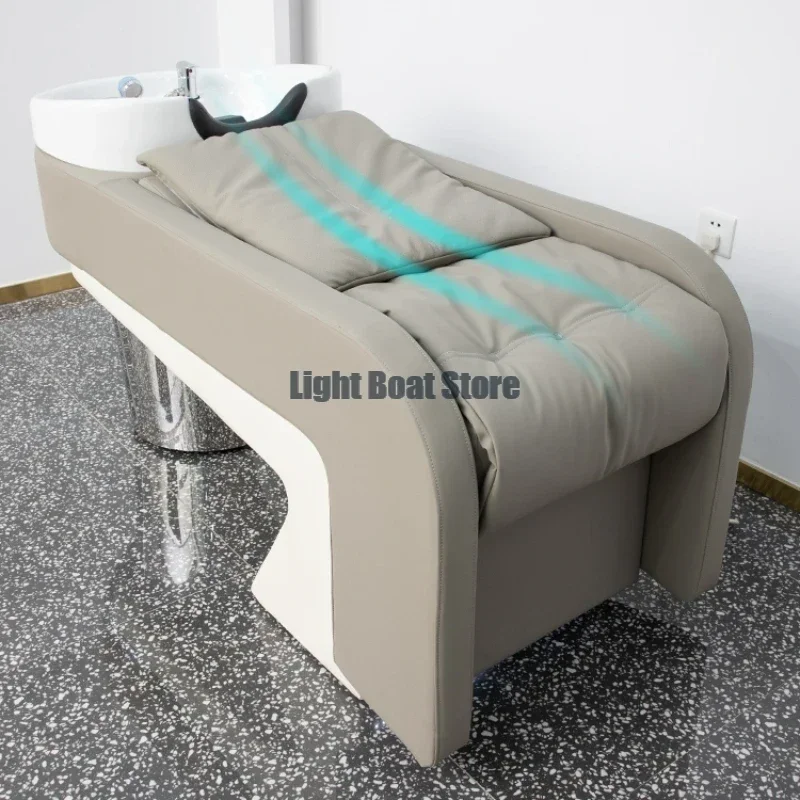 

Beauty Salon Furniture Shampoo Chairs Head Spa Massage Luxury Shampoo Bed Shower Sink Lounge Silla Peluqueria Salon Furniture