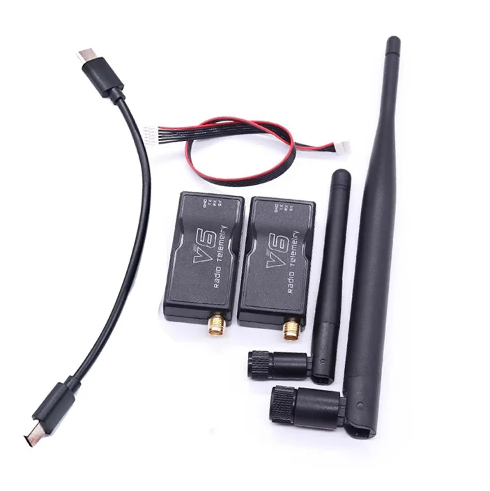 

3DR Radio Telemetry V6 433MHZ 915MHZ 100MW/500MW/1000MW Air Ground Data Transmit Module for Pixhawk2.4.8, Pixhawk4, PIXHAWK 6C