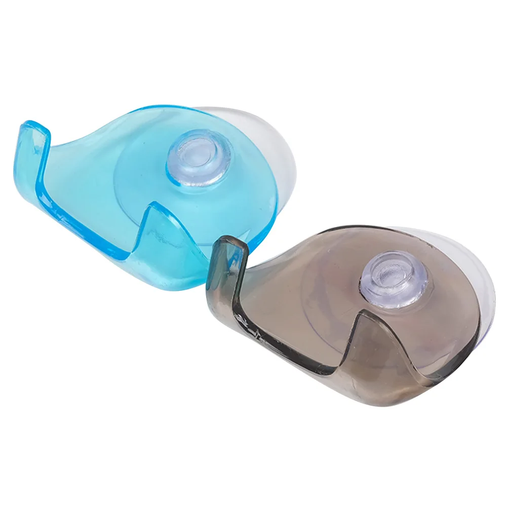 Plastic Sucked Suction Cup Razor Shaver Holder Wall Mounted Storage