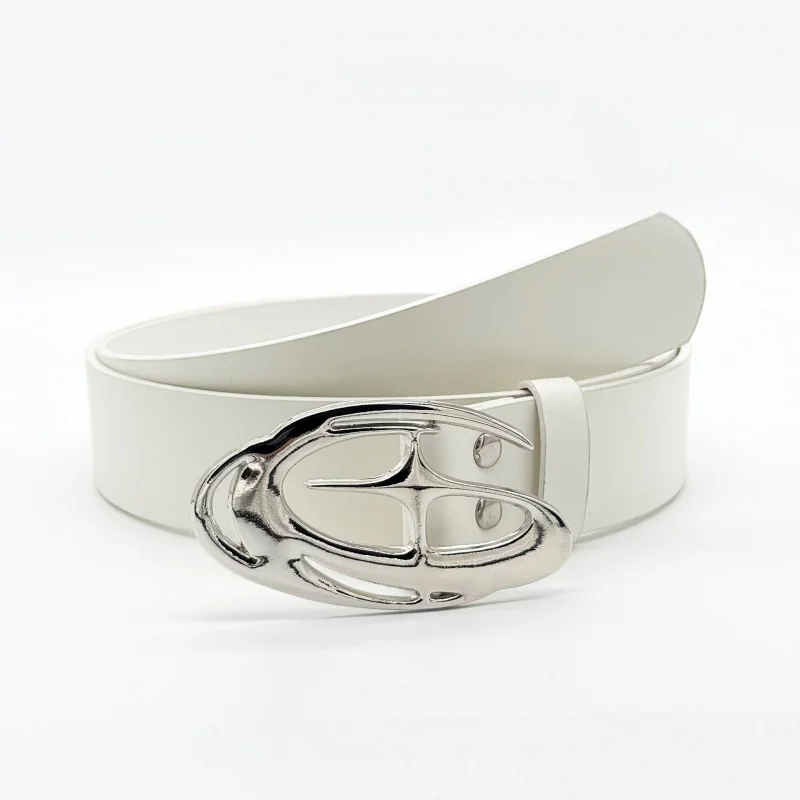 Y2K Punk Gothic Waist Belts, Delicate Hollow Carving and Stylish Buckle, Versatile Accessory Suitable for Trendy Personal Styles