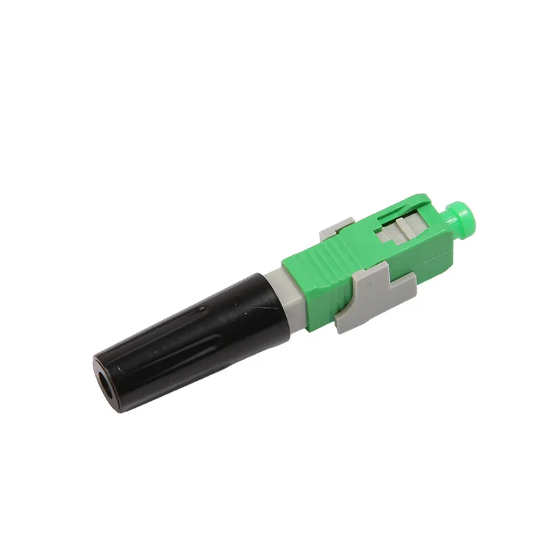 100PCS SC APC Field Assembly Optical Connector SC Embedded FTTH Fiber Fast Connector with 0.3dB