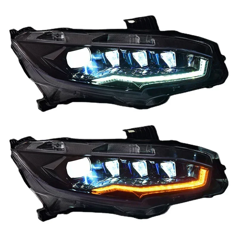 

Popular Hot sell Car LED Head Lamp Headlights Assembly Headlamp Projector Fit for Honda for civic 2016 - 2021