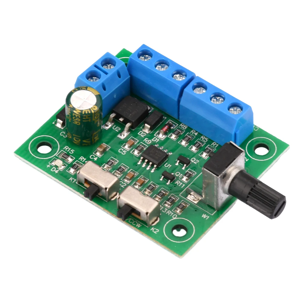 DC8-24V Brushless DC Motor Speed Controller Driver PWM Speed Control Board Pinpoint Regulator Forward And Backward Control 18KHz