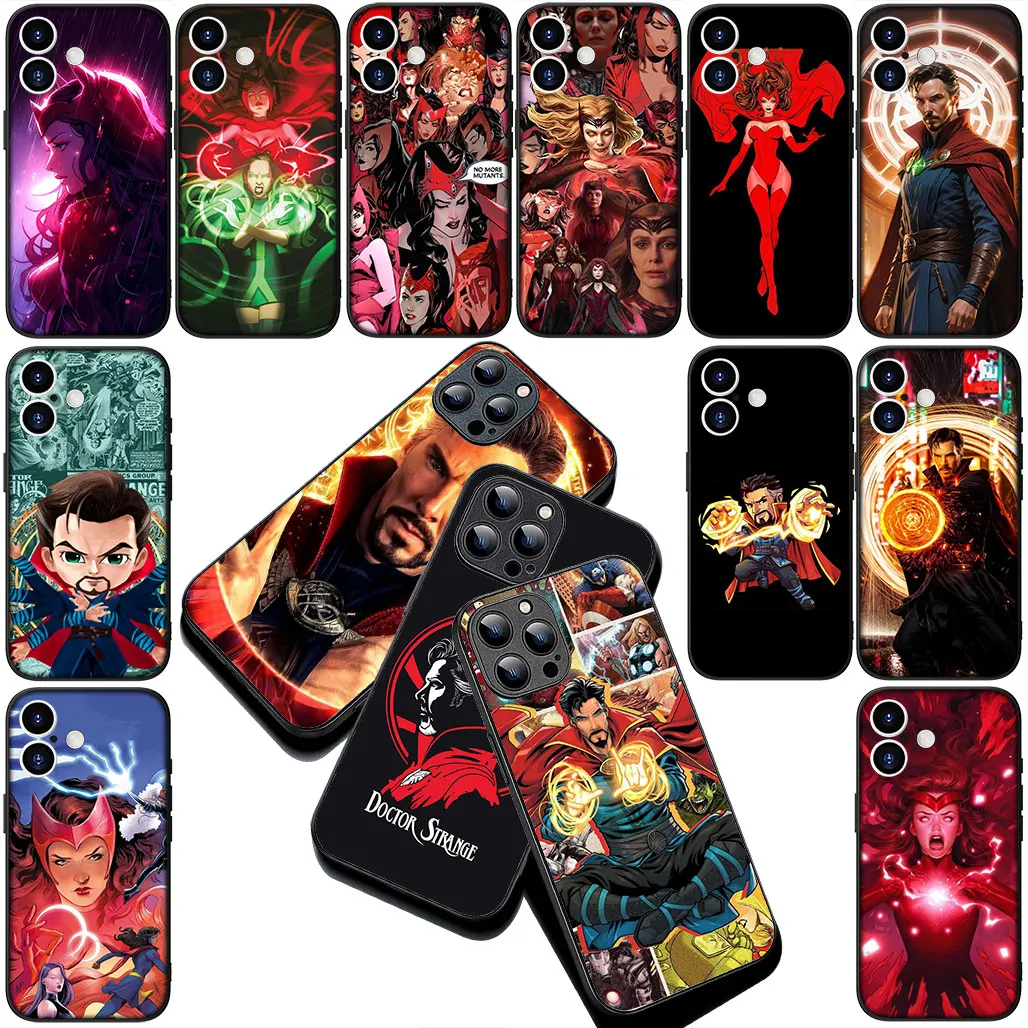 Чехол для телефона Doctor Strange Marve Scarlet Witch для Samsung Galaxy A36 A55 S25 S24 S23 FE Ultra Plus S7 Edge S24+ Cover