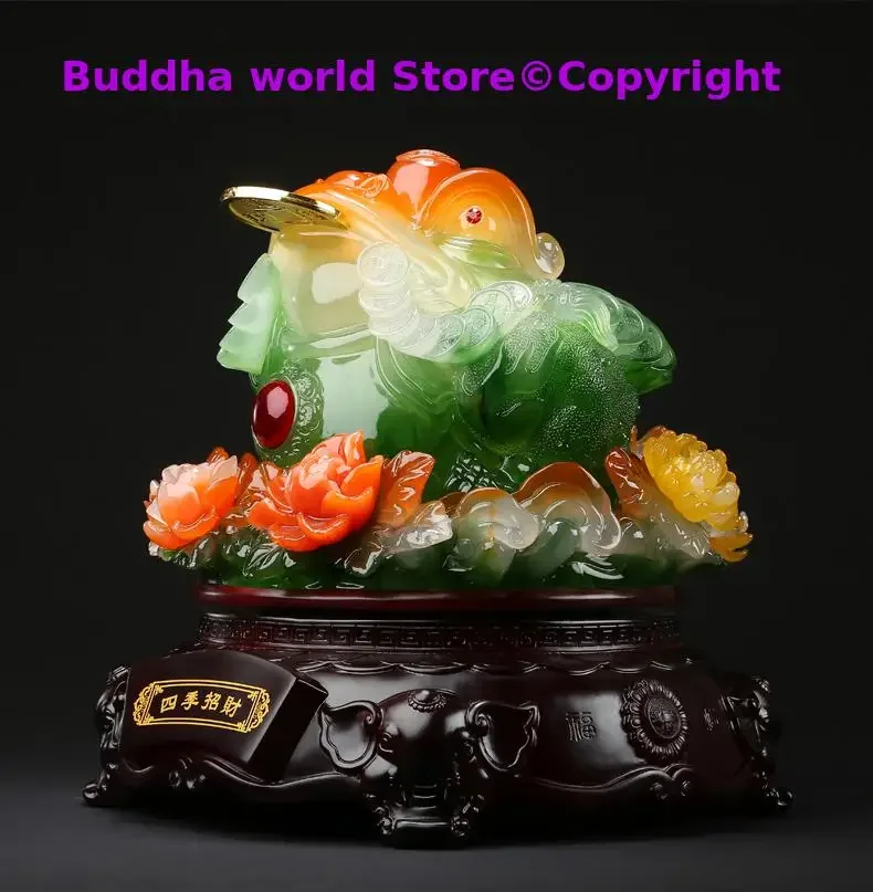 Asia HOME Store shop company business Prosperity Recruit money GOOD luck ZHAO CAI Fortune JIN CHAN FENG SHUI talisman statue