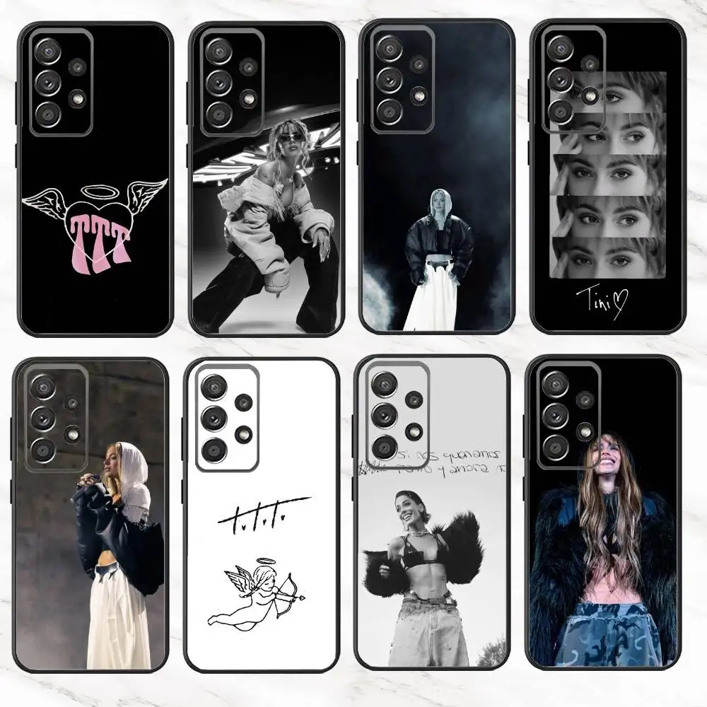 

Tini T-Triple S-Stoessel Phone Case For Samsung S25,S24,S21,S22,S23,S30,Ultra,S20,Plus,Fe,Note,10,9,5G Black Cover