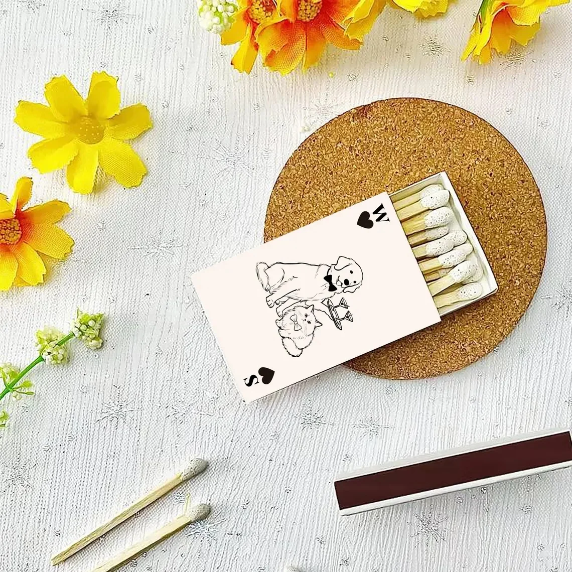 custom-pet-themed-wedding-matchboxes-personalized-pet-illustrations-perfect-engagement-wedding-favors