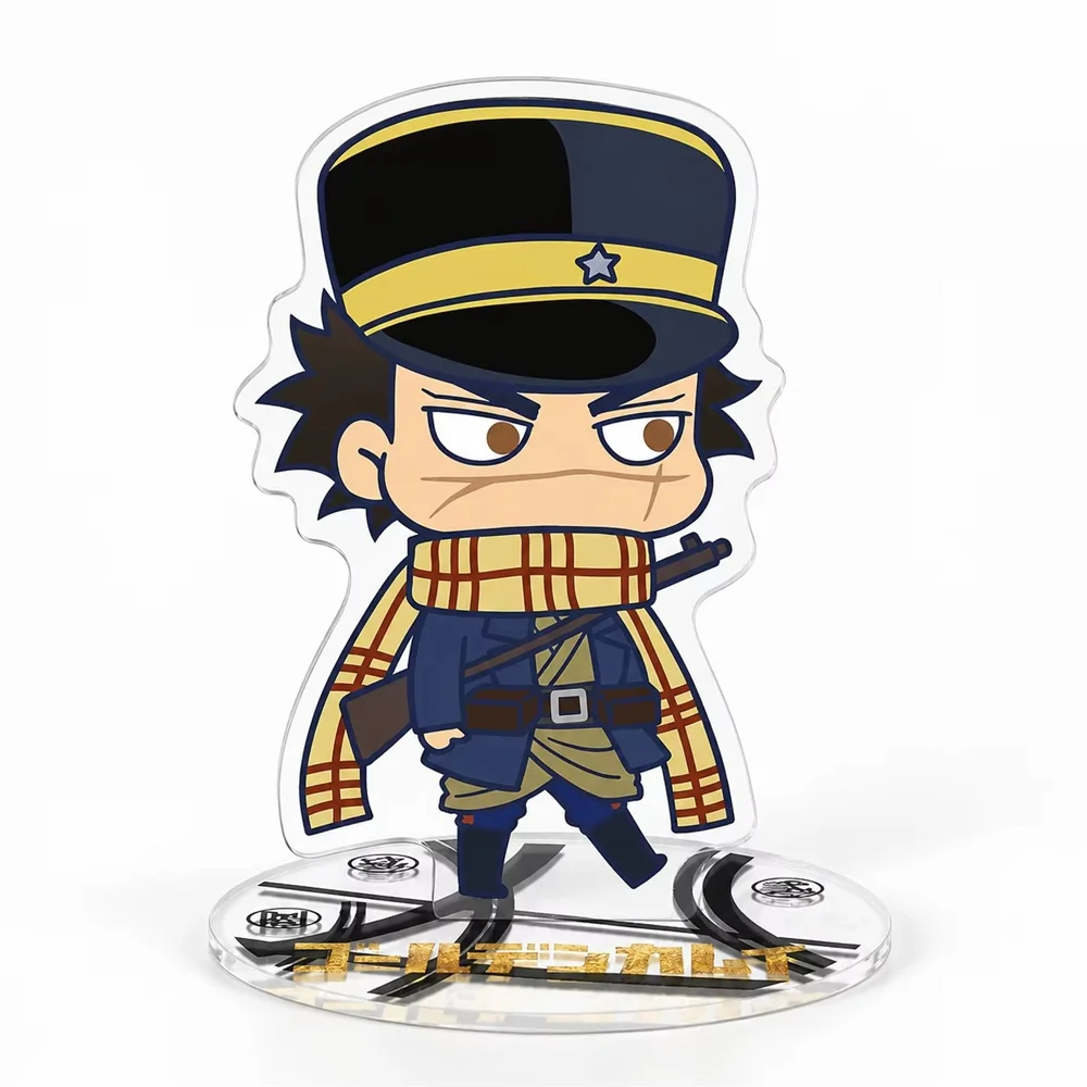 Golden Kamuy 10cm Acrylic Stand Figures Keychain Anime Desktop Tabletop Ornament Otaku Fans Collectible Gift