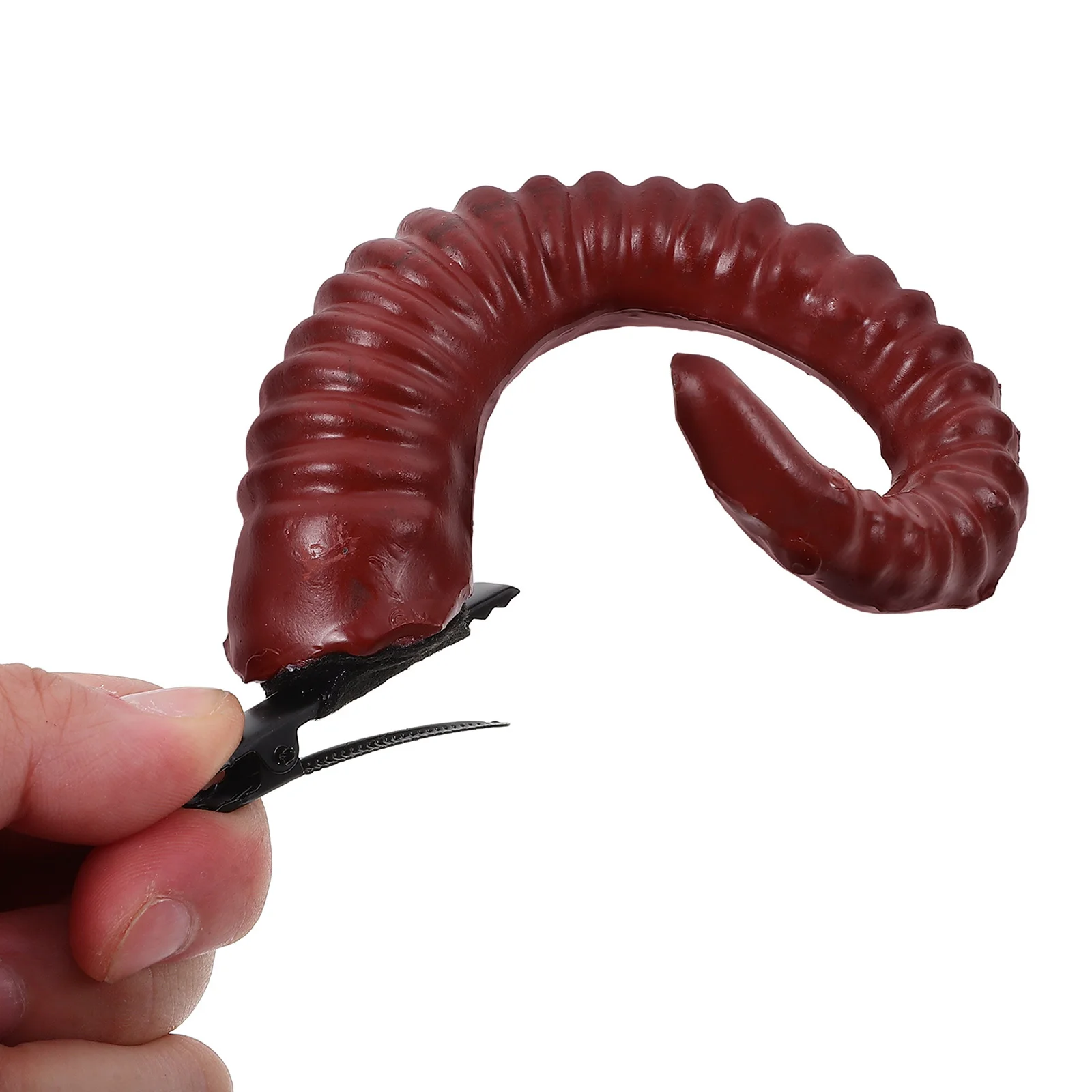 

1 пара заколок для волос с овечьим рогом, рога дьявола, аксессуар для костюма на Хэллоуин, прочный материал PE, маскарад, косплей, мероприятия