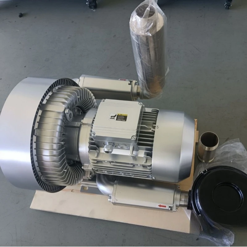 Kipas tekanan tinggi impeller ganda 5.5KW cocok untuk mesin industri, pengumpanan, dan transportasi gas.