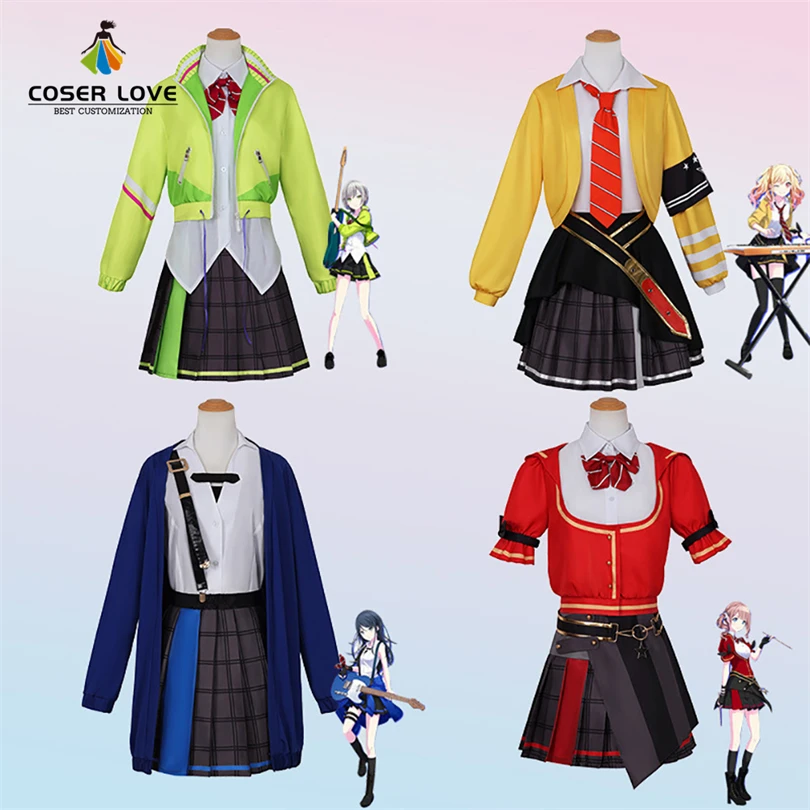 Project Sekai Colorful Stage! Tenma Saki Hinomori Shiho Hoshino Ichika Mochizuki Honami Cosplay Costume Comic Con Costumes