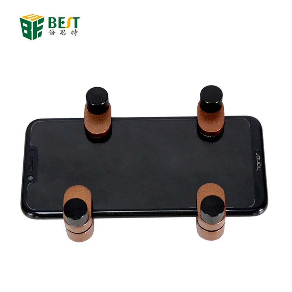 4Pcs ปรับหน้าจอ LCD คลิปอลูมิเนียมติดตั้งยึด Clamps สำหรับแท็บเล็ตโทรศัพท์ด้านหลังกระจกหน้าจอโค้ง
