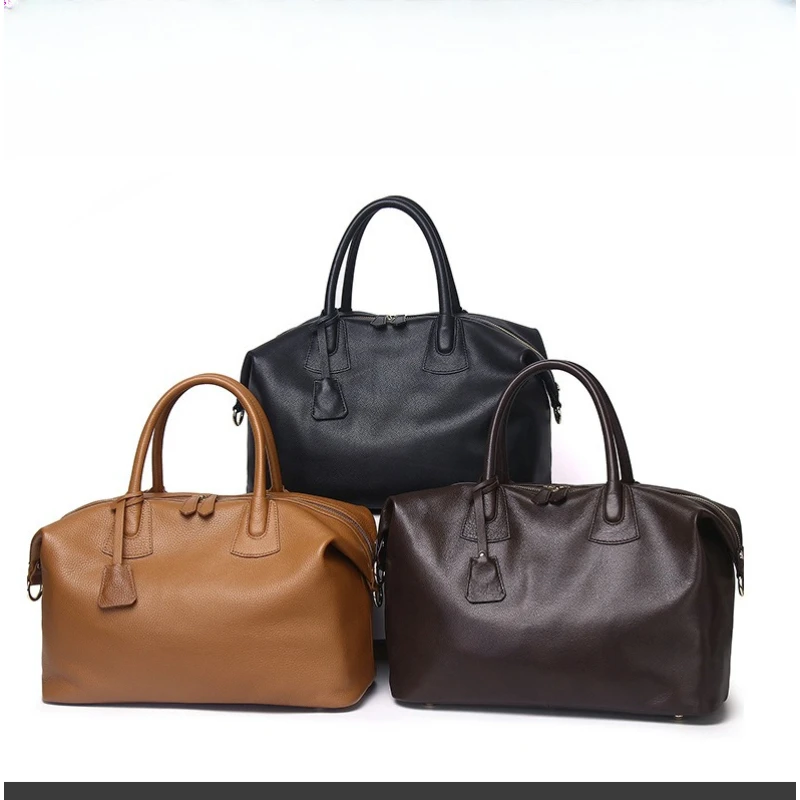 

Fashion Designer Tote Bag for Women Soft Natural Cow Leather Women Large Capacity Duffle Bag Purses and Handbags Bolsas De Mujer