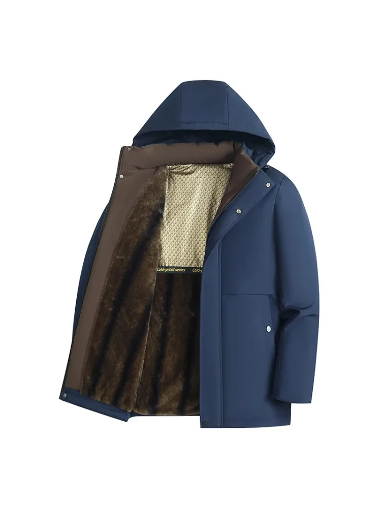 

Winter Parkas Men Warm Thick Winter Jacket Men Coat Jacket Sportswear Cotton Coat Hombre Windbreaker Coats Heavy Plush Linin