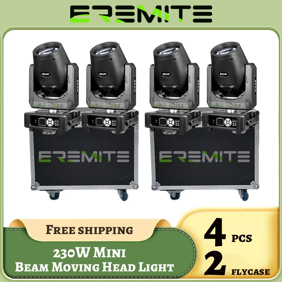 moving head light com flight case stage disco light tax pcs mini beam wash sharpy beam 230w 7r 01