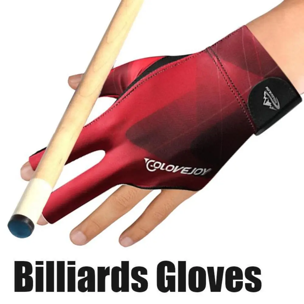 

Accessories Sport Gloves Light Wear-resistant Open 3 Fingers Gloves Anti Skid Gloves Three Finger Gloves Billiards Gloves