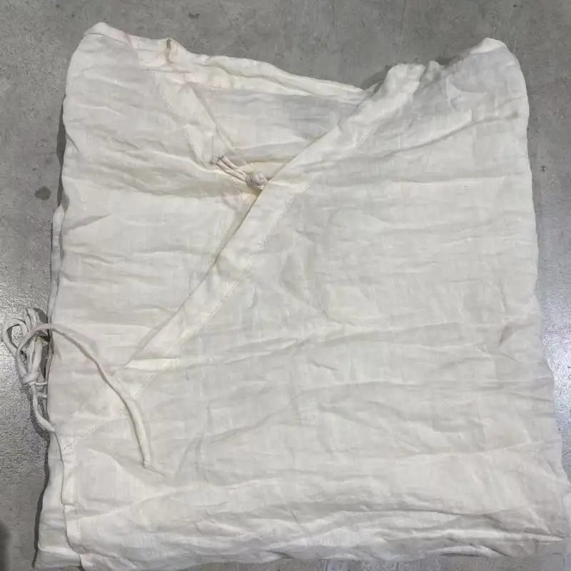 Spring Summer New Arts Style Women Loose V-neck Long Shirt High Quality Ramie Vintage Button Casual Shirts Female Blouse SN157