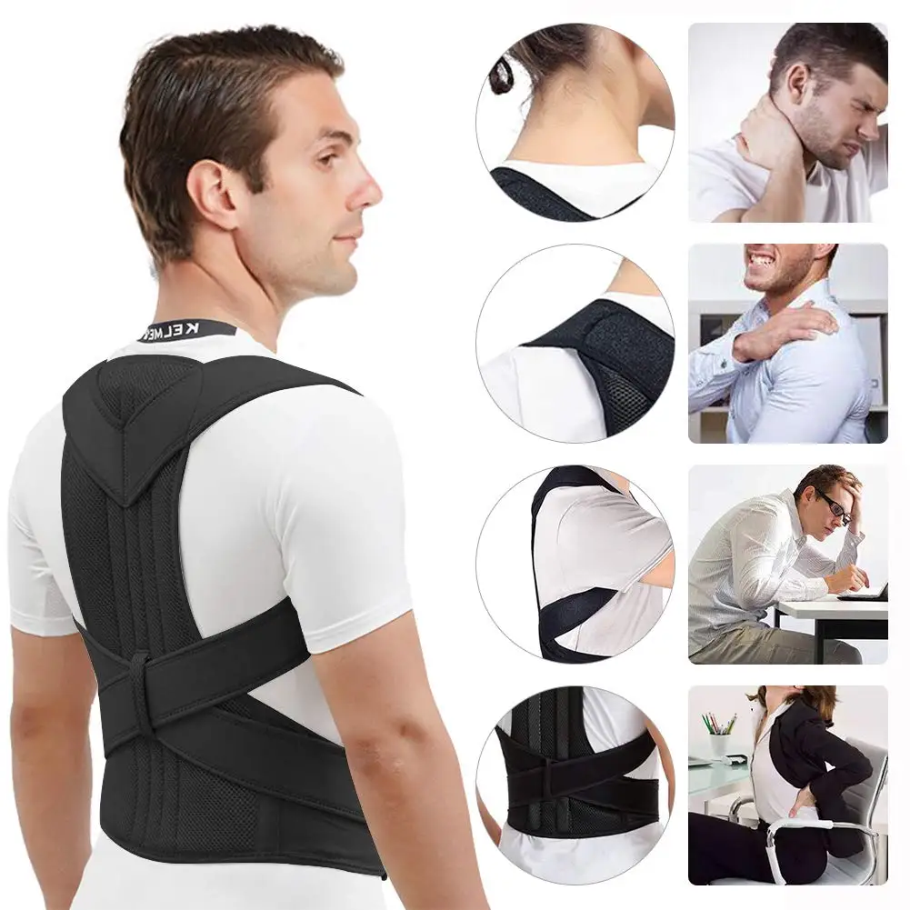 New Back Brace Posture Corrector for Women and Men Upper Back Support Pain Relief Improve Bad Posture Clavicle Spine Corrector